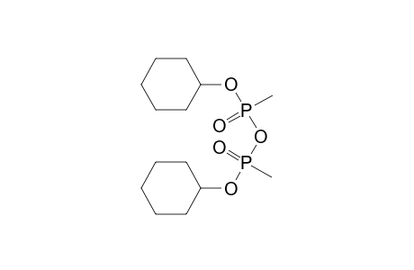 Methylphosphonic acid, anhydride, biscyclohexyl ester