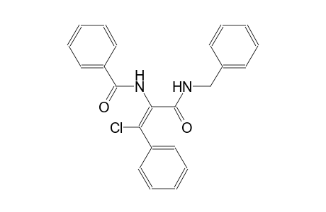 N-{(Z)-1-[(benzylamino)carbonyl]-2-chloro-2-phenylethenyl}benzamide
