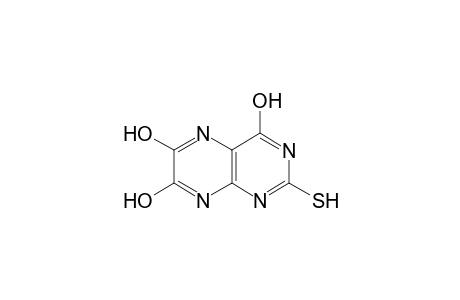 2-mercapto-4,6,7-pteridinetriol