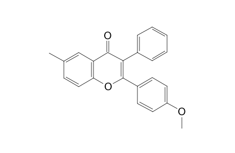 2-(4-Methoxyphenyl)-6-methyl-3-phenyl-4H-chromen-4-one