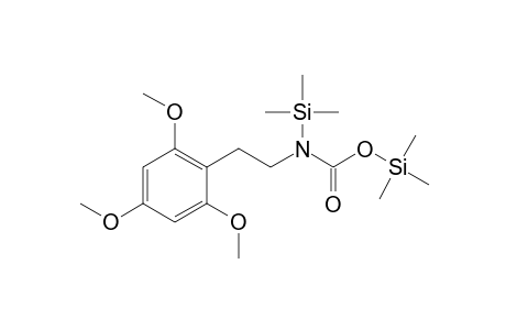 N-(2,4,6-Trimethoxyphenethyl)carbamic acid 2TMS