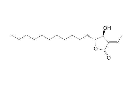 (3E,4S,5R)-3-ethylidene-4-hydroxy-5-undecyl-tetrahydrofuran-2-one