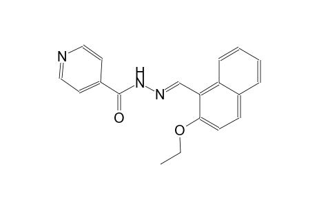 4-pyridinecarboxylic acid, 2-[(E)-(2-ethoxy-1-naphthalenyl)methylidene]hydrazide