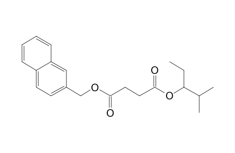 Succinic acid, 2-methylpent-3-yl 2-naphthylmethyl ester