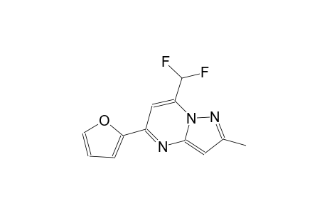 7-(difluoromethyl)-5-(2-furyl)-2-methylpyrazolo[1,5-a]pyrimidine