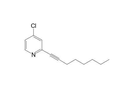 4-Chloro-2-(oct-1-yn-1-yl)pyridine