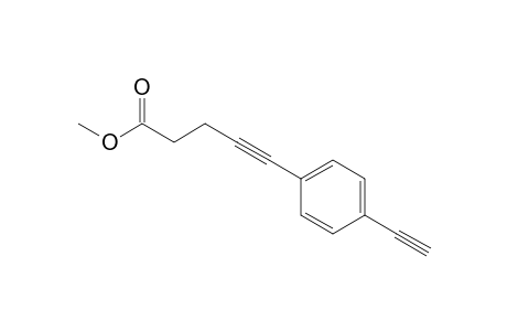 5-[4'-Ethynylphenyl]pent-4-ynoic acid - Methyl ester