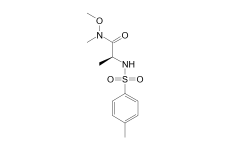 (S)-N-Methoxy-N-methyl-2-(4-methylphenylsulfonamido)propanamide