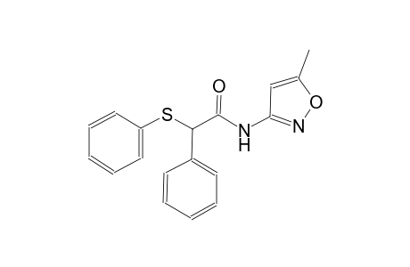 N-(5-methyl-3-isoxazolyl)-2-phenyl-2-(phenylsulfanyl)acetamide