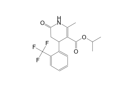 3-pyridinecarboxylic acid, 1,4,5,6-tetrahydro-2-methyl-6-oxo-4-[2-(trifluoromethyl)phenyl]-, 1-methylethyl ester