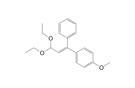 3,3-Diethoxy-1-(p-methoxyphenyl)-1-phenyl-1-propene