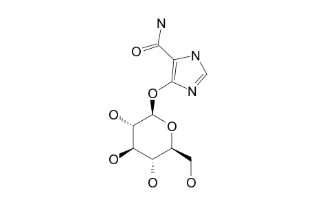 4(5)-BETA-D-GLUCOPYRANOSYLOXY-1H-IMIDAZOLE-5(4)-CARBOXAMIDE