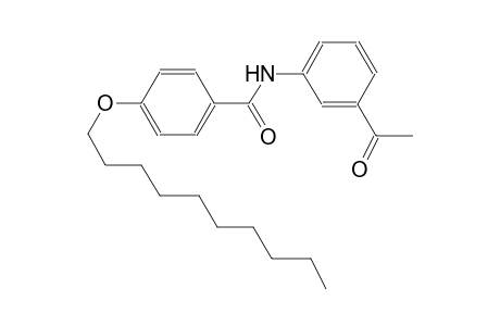 benzamide, N-(3-acetylphenyl)-4-(decyloxy)-