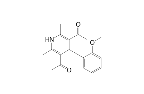 1-[5-acetyl-4-(2-methoxyphenyl)-2,6-dimethyl-1,4-dihydropyridin-3-yl]ethanone