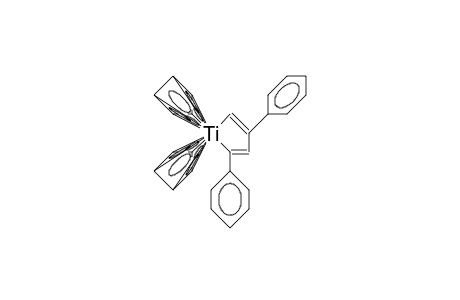 Bis(/.eta.-5/-cyclopentadienyl)-2,4-diphenyl-titana-cyclopentadiene