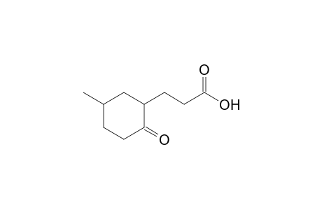 3-(5-Methyl-2-oxocyclohexyl)propanoic acid