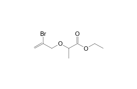 3-Oxa-5-hexenoic acid, 5-bromo-2-methyl-, ethyl ester