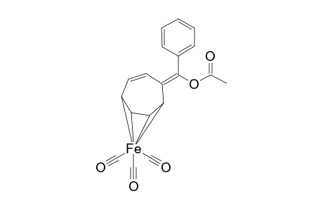 Iron, tricarbonyl[[(2,3,4,5-.eta.)-2,4,6-cycloheptatrien-1-ylidene]phenylmethyl acetate]-, stereoisomer