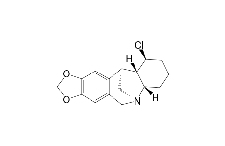 (+-)-[6aS*-(6.alpha.,6a.beta.,10.beta.,10a.beta.,11.alpha.)]-10-chloro-5,6a,7,8,9,10,10a,11-octahydro-6,11-methano-6H-1,3-benzodioxolo[5,6-c][1]benzazaepine