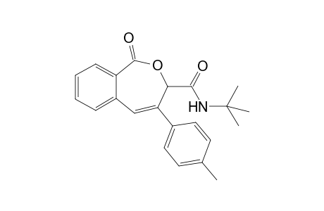 N-(tert-butyl)-4-(p-tolyl)-3H-2-benzoxepin-1-one-3-carboxamide