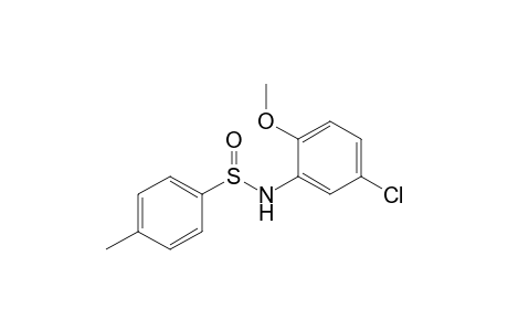 Benzenesulfinamide, N-(5-chloro-2-methoxyphenyl)-4-methyl-