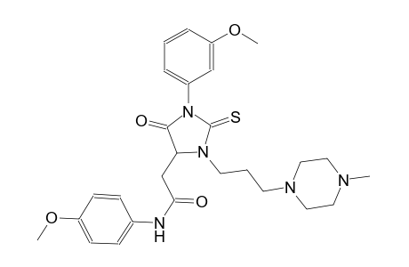 4-imidazolidineacetamide, 1-(3-methoxyphenyl)-N-(4-methoxyphenyl)-3-[3-(4-methyl-1-piperazinyl)propyl]-5-oxo-2-thioxo-