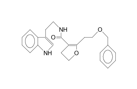 2-(2-Benzyloxy-ethyl)-N-(2-<indol-3-yl>-ethyl)-4,5-dihydro-furan-3-carboxamide