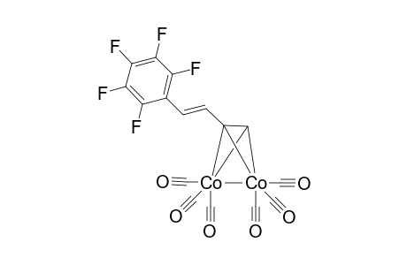 Hexacarbonyl-.mu.-(1-pentafluorophenyl-1-buten-3-yne)dicobalt(0)