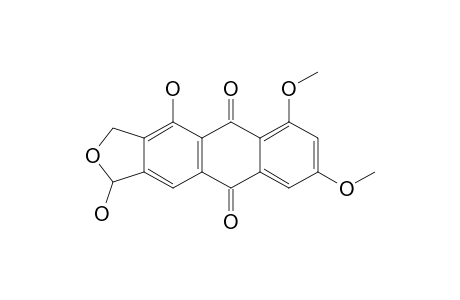 1,4-DIHYDROXY-6,8-DIMETHOXYANTHRA-[2,3-C]-FURAN-5,10(1H,3H)-DIONE