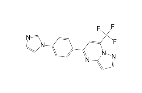 5-[4-(1H-imidazol-1-yl)phenyl]-7-(trifluoromethyl)pyrazolo[1,5-a]pyrimidine
