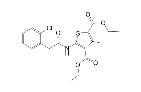 diethyl 5-{[(2-chlorophenyl)acetyl]amino}-3-methyl-2,4-thiophenedicarboxylate