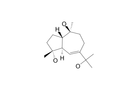 ALISMORIENTOL-B;4-ALPHA,10-BETA,11-TRIHYDROXY-1,5-TRANS-GUAIANE-6,7-ENE