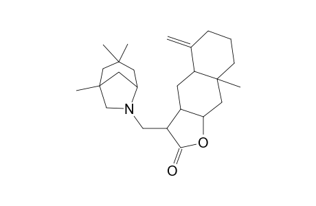 Naphtho[2,3-b]furan-2(3H)-one, decahydro-8a-methyl-5-methylene-3-[(1,3,3-trimethyl-6-azabicyclo[3.2.1]oct-6-yl)methyl]-