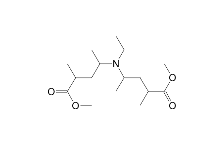 4-[ethyl-(4-keto-4-methoxy-1,3-dimethyl-butyl)amino]-2-methyl-valeric acid methyl ester