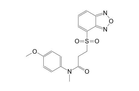 propanamide, 3-(2,1,3-benzoxadiazol-4-ylsulfonyl)-N-(4-methoxyphenyl)-N-methyl-