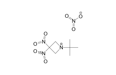 1-TERT.-BUTYL-3,3-DINITRO-(15)-N(1)-AZETIDINIUM-NITRATE