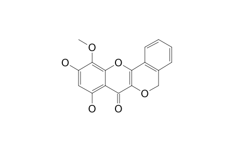 8,10-DIHYDROXY-11-METHOXY-5H-ISOCHROMENO-[4,3-B]-CHROMEN-7-ONE