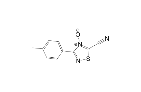 3-(4-Methylphenyl)-4-oxidanidyl-1,2,4-thiadiazol-4-ium-5-carbonitrile