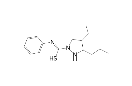 4-Ethyl-N-phenyl-3-propyl-1-pyrazolidinecarbothioamide