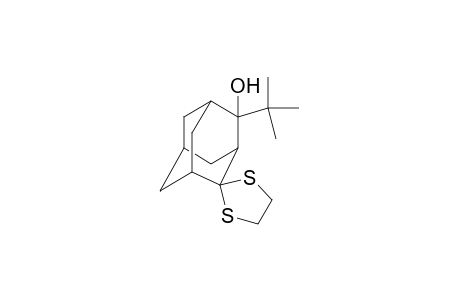 Spiro(1,3-dithiane-2,4'-adamantan-2'-ol), 2'-t-butyl-