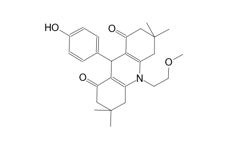 1,8(2H,5H)-acridinedione, 3,4,6,7,9,10-hexahydro-9-(4-hydroxyphenyl)-10-(2-methoxyethyl)-3,3,6,6-tetramethyl-