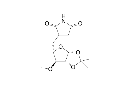 (Desoxy-5'-O-isopropylidene-1',2'-O-methyl-3'-alpha-D-xylofurannosyl-5')-3-maleimide