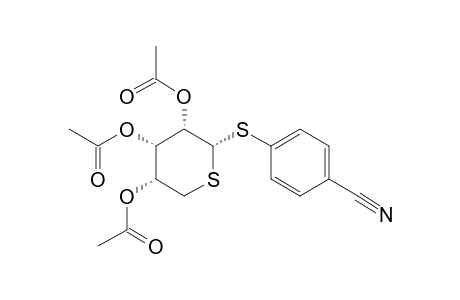 4-CYANOPHENYL-2,3,4-TRI-O-ACETYL-1,5-DITHIO-D-RIBOPYRANOSIDE;ALPHA-ANOMER