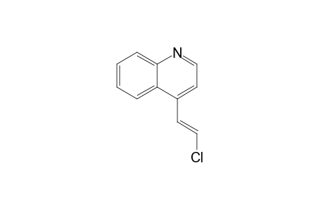 4(E)-(2'-Chloroethenyl)quinoline