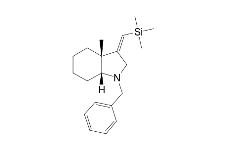 (3aR*,7aR*)-1-Benzyl-3a-methyl-3-((Z)-(trimethylsilyl)methylene)-4-methylpyrrolidine