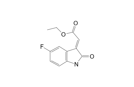 Ethyl (E)-2-(5-fluoro-2-oxoindolin-3-ylidene)acetate