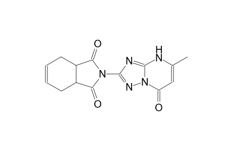 2-(5-methyl-7-oxo-4,7-dihydro[1,2,4]triazolo[1,5-a]pyrimidin-2-yl)-3a,4,7,7a-tetrahydro-1H-isoindole-1,3(2H)-dione