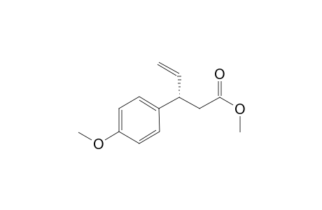 (S)-methyl 3-(4-methoxyphenyl)pent-4-enoate