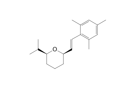 cis-2-Isopropyl-6-[(E)-2-(2,4,6-trimethyl-phenyl)-vinyl]-tetrahydro-pyran