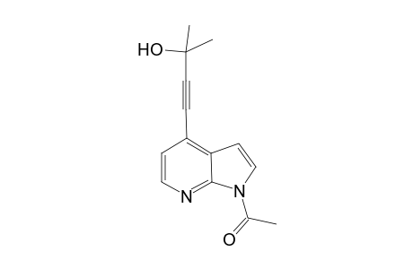 4-(3'-Hydroxy-3'-methylbut-1'-ynyl)-N(1)-acetylpyridine[2,3-b]pyrrole